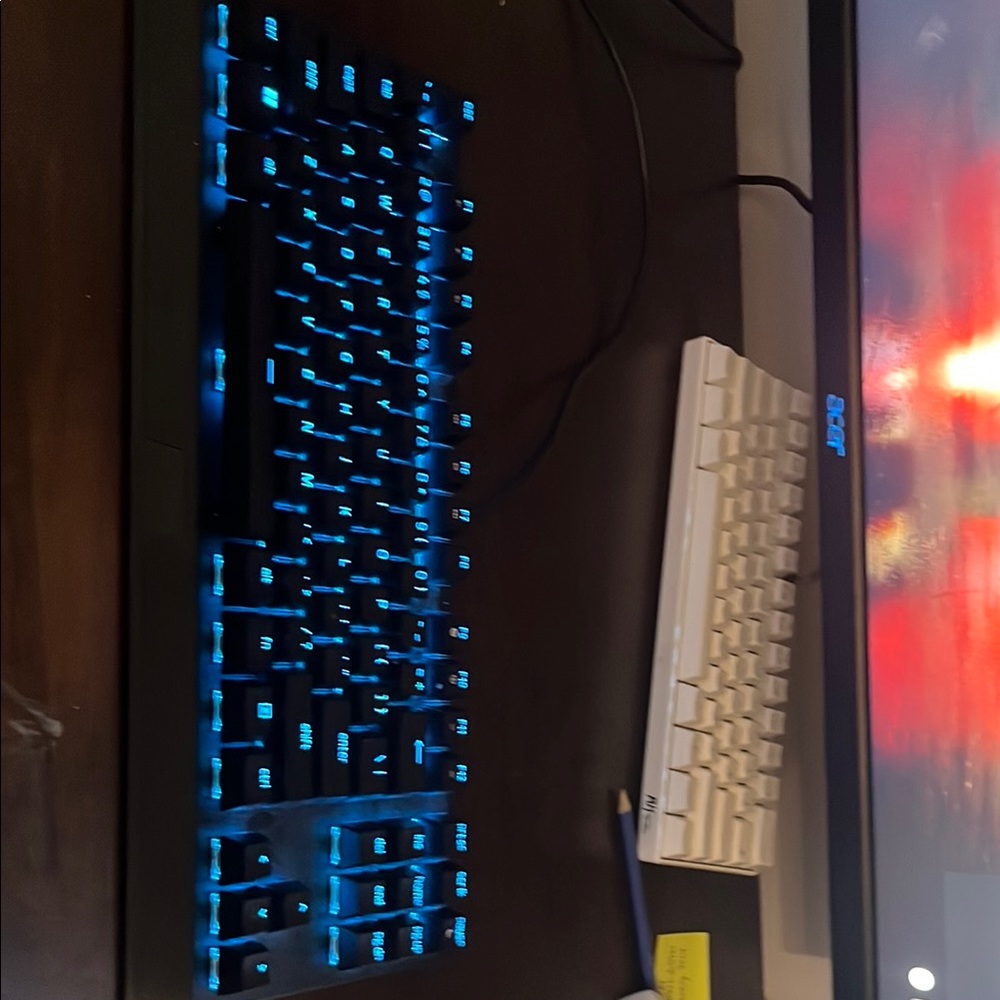 Razer Black Mechanical Keyboard with LED Backlighting